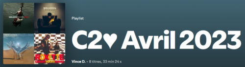 Playlist C2♥ d’Avril 2023