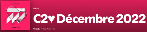 Playlist C2♥ de Décembre 2022