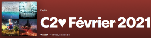Playlist C2♥ de Février 2021