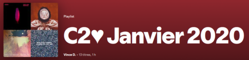 Playlist C2♥ de Janvier 2020