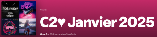 Playlist C2♥ de Janvier 2025