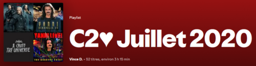 Playlist C2♥ de Juillet 2020