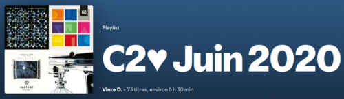 Playlist C2♥ de Juin 2020