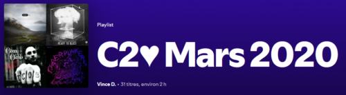 Playlist C2♥ de Mars 2020