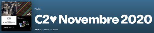 Playlist C2♥ de Novembre 2020