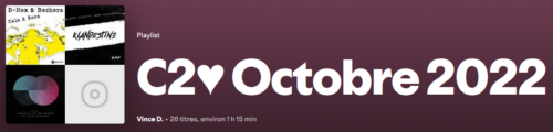Playlist C2♥ d’Octobre 2022