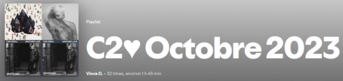 Playlist C2♥ d’Octobre 2023