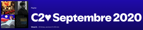 Playlist C2♥ de Septembre 2020