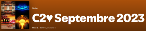 Playlist C2♥ de Septembre 2023