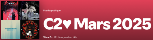 Playlist C2♥ de Mars 2025